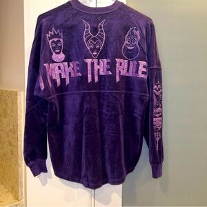 Disney Spirit Jersey I Make The Rules Villains Long Sleeve 2018 Shirt XS